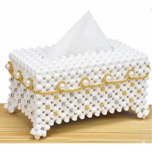 Tissue Box Tissues Holder Cover Stand,Rectangle Acrylic Paper Box Decorative Desk Organizer for Tabletop,Bathroom,Car,Office,Toilet