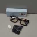 livho Oversized Blue Light Blocking Glasses for Woman  Rectangle Fashion Glasses for Computer, Chic Preppy Frame