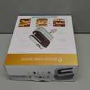 Yomelo 9-Speed Digital Hand Mixer Electric, 400W Powerful DC Motor, Hand Mixer Electric Handheld with Snap-On Storage Case, 5 Stainless Steel Accessories, Beaters, Dough Hooks, Whisk(Red)