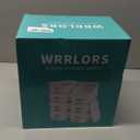 8-Pack White Plastic Storage Baskets with Lids, Label Organizers, Stackable Organizer Containers: For Organizing Shelves, Drawers, Desk Closets, Playrooms, Classrooms, Offices