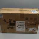 Winlove Rollator Walker for Seniors-Folding,with Seat and Four 8-inch Wheels-Medical Rollator Walker with Thick Backrest-Lightweight Aluminium Frame and Basket, Champagne