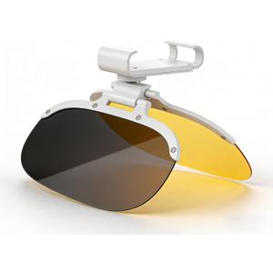Car Visors Sun Shade Extender,Anti Glare Visor for Car-Premium Acrylic Car Visor Extender Sun Blocker,Day&Night Sunvisor Extender for Vehicles|Reduce Glare & Boost Driving Safety
