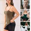 Gotoly Shapewear Tummy Control Mid-Waist Body Shaper Shorts Butt Lifting Panties Shapewear Shorts (Black, S)