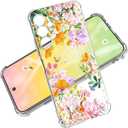 for Samsung Galaxy A26 Case 5G 6.7", [10FT Military Grade Drop Test] Flowers Soft Slim TPU Protective Shockproof Phone Case CoverSummer Overture