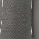 HOMBYS Shredded Memory Foam Knee Pillow for Side Sleepers, 5.5" Height Pillow Between Legs for Aligns Spine & Relieves Pressure Hip & Leg Elevation, Supportive Pillow for Pregnancy, Sciatica, Grey