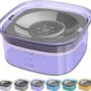 UPSKY 70oz Dog Water Bowl 2L No Spill Dog Bowl Large Capacity Spill Proof Slow Water Feeder, No Splash Dog Bowl Pet Water Dispenser Vehicle Carried Travel Slow Drinking Bowl for Messy Drinkers, Cats
