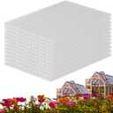 6pcs0.32'' Polycarbonate Greenhouse Panels SheetGreenhouse Replacement Plastic PanelsDouble Layer Clear Polycarbonate roof Panel4' x 2' x 0.32''