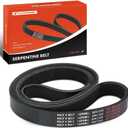 A-Premium 53.71 Inch Air Conditioning Serpentine Drive Belt Compatible with Ford, Mercury & Peterbilt Cars - F-150 F150 2011-2014, Escort 1991-1993, Escort 1991-1993, 320 2006