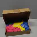 Jenaai 48 Pcs Mini Bean Bags Bulk for Cornhole Small Multi Colorful Bean Bag for Tossing, 2.6" x 2.6" Tossing Cornhole Nylon Party Supplies