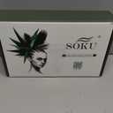 SOKU Twist Box Braided Wigs for Black Women 4x4 Braided Lace Front Wigs with Baby Hair 13 Inch Ready to Wear Glueless Wig for girls Synthetic Short Curly Natural Brown Color