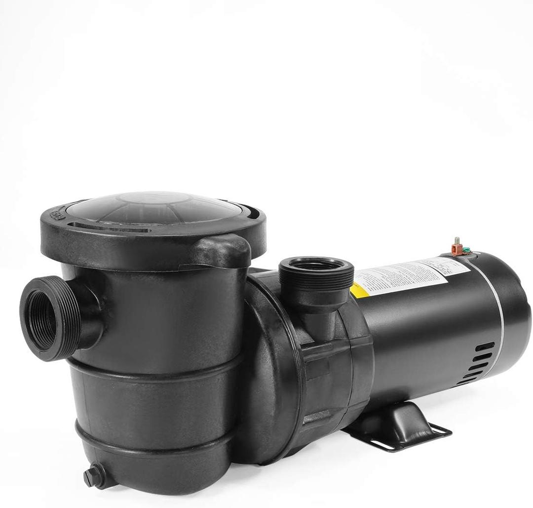 XtremepowerUS 1.5HP High Flow Pool Pump Self Prime for Above Ground Swimming Pool Spa Pump Flow 5400GPH 1.5" Large Strainer Basket Filter