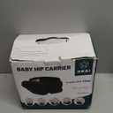 HKAI Baby Hip Carrier, Baby Carrier with Adjustable Waistband & Breathable Mesh, Ergonomic Carrier with Non-Slip Hip Seat Surface for Newborns & Toddlers (Black)