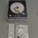 Gueray CD Player with Speakers HiFi Stereo Sound for Home,Bluetooth Retro Wood CD Music Players FM Radio with Remote Control,Support USB & AUX Playback (White)