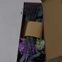 Ling's Moment Artificial Greenery Stems Box Set, 37pcs with 9 Kinds of Faux Greenery Picks for DIY Bridal Bouquets Wedding Floral Arrangement Table Centerpieces, Lavender & Plum