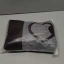 MIULEE Pack of 2 Corduroy Decorative Throw Pillow Covers 24x24 Inch Soft Boho Striped Pillow Covers Modern Farmhouse Home Decor for Sofa Living Room Couch Bed Dark Grey