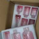 SUPMIND 12Pcs Glass Bud Vase Set, Small Flower Vase for Centerpieces, Pink Bud Vases in Bulk, Mini Vintage Vase for Rustic Wedding Decorations