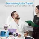 BLITZWAX Back and Nose Waxing Kit for Men, Hard Wax Warmer for Brazilian, Body and Face, At Home Hair Removal Kit, Beginner Friendly, Quick Heating, 93 Accessories, Royal Blue