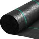 Irenare 13 x 50 ft 3.5oz Driveway Fabric Commercial Weed Barrier Landscape Fabric Heavy Duty Geotextile Driveway Felt Underlayment Gravel for Erosion Control, French Drain, Construction Projects