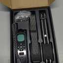 Wireless Dog Fence, Electric Fence for Dogs, Portable Dog Perimeter Collar 185 Days Standby Training Collar, Flash Light & Waterproof with 3 Training Mode for 2 Dog Matte Black