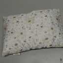 Toddler Pillow with Pillowcase - 13x18 My Little Dreamy Kids Travel Bed Pillows for Sleeping, Organic Cotton Small Pillowcase, Soft & Breathable, Machine Washable, Toddlers 2-5 years old (Flora Vale)