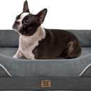 Large Orthopedic Dog Bed Washable - XL Dog Couch Sofa - Four Sides Dogs Beds Waterproof Non-Slip for Large Sized Dogs