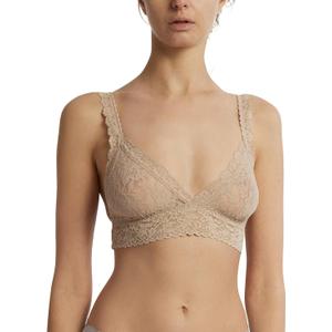 hanky panky, Signature Lace Crossover Bralette (M, Chai) hanky panky, Signature Lace Crossover Bralette (M, Chai)