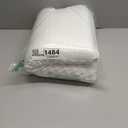 Hcore Ultra Thin Pillow 3.25" Stomach Sleeping, Slim Pillow for Side Back Stomach Sleepers, Gel Infused Memory Foam Pillows with Two-SidedPillow - CertiPUR-US - Standard (White-1pc)