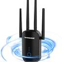 2024 WiFi Range Extender,WiFi Extenders Signal Booster for Home,1200Mbps Repeater Wireless Routers Amplifier,Internet Extender Booster Dual Band 5G 2.4G,5 Modes, Fast Ethernet Port