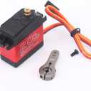 ZOSKAY Servo High Torque Metal Gear Standard Digital Servo 25KG/0.13S 6.8V for 1/8 1/10 RC Cars (20kg Control Angle 180)