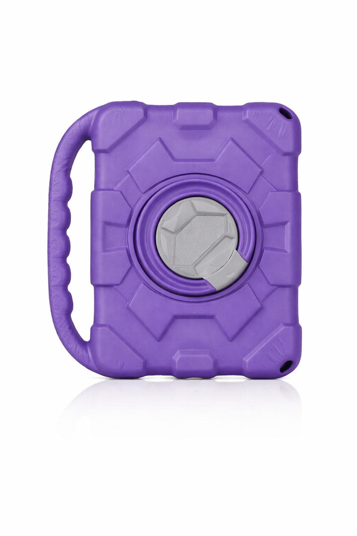 Fire HD 8 Tablet Case for Kids(2024/2022/2020 Release,12th/10th Generation),Incompatible with iPad Samsung,Shock Proof Friendly,360 Rotating Grip Stand,Portable Handle Kid-Proof Case (Blue)