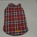 Kuoser Waterproof Dog Coat, Reversible Dog Jacket for Medium Dogs, Adjustable Durable Doggie Winter Coat Warm Puppy Cold Weather Apparel from Small to Large Breed, Red M (Medium (Pack of 1))