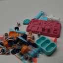 Playdough Sets for Kids Ages 4-8, 3 In1 Playdough Ice Cream 72 Pcs Toddlers' Play Kitchen Set Play Dough for Creations Making Noodle/Ice Cream/Cooking/Play Food (24 Pcs Dough Includes