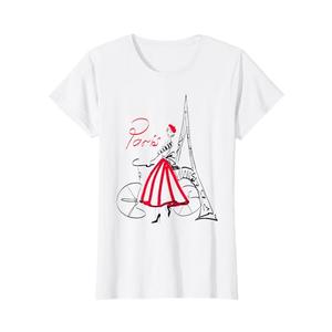 Paris Woman Woman Paris T-Shirt (White,Small)