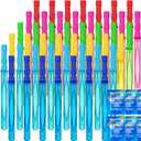 JOYIN 48 PCS 14.6’’ Big Bubble Wands for Kids, Bubble Wand with Refill Solution for Summer Toy Party Favor, Outdoors Toy Activity, Easter Basket Stuffers, Birthday Gift