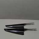Motocycle Front Fork Mount Wind Deflectors Windshield Compatible with Harley Touring Road King Street Glide Electra Glide CVO FLHT FLHR FLHX 1995-2021 Gloss Black