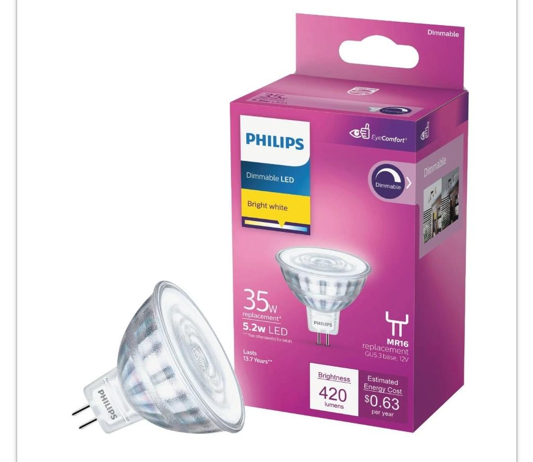 Philips Dimmable Led Bright White 35W 5.2w LED