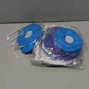 ADLKGG Blue Paper Lanterns Decorative, Hanging Round Paper Lantern Party Supplies for Anniversary Graduation Wedding Birthday Party Baby Shower Decorations Indoor Outdoor, 21pcs