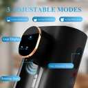 Automatic Mouthwash Dispenser 18.26oz(540ML) Touchless Electric Mouth Wash Dispensers Bathroom Accessories with 2 Magnetic Cup 3 Modes Wall Mounted Mouth Wash Dispenser for Home Kid (Black)