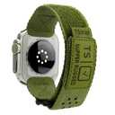 TStrap Compatible with Apple Watch Band for Men - Green Nylon iwatch 49mm 46mm 45mm 44mm 42mm Sport Bands - Military Athletic Strap Correas for Ultra 1/2 Series 10 9 8 7 6 5 4 3 2 1 SE