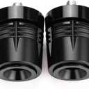 MOWOK Fit For Kawasaki Ninja 250 300 400 1000 ZX10R ZX6R Z900 Z400 Vulacn s 650 M8 Motorcycle Handlebar Plug Handle bar Ends Sliders (Black)