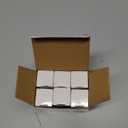 SHUWDKAR Flickering Light Bulbs, E12 LED Flickering Candelabra Flame Effect Light Bulbs, Candelabra LED Fire Effect E12 Flicker Flame Bulb for Decoration, 6 Pack