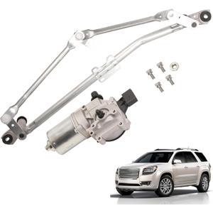 Windshield Wiper Motor and Linkage Assembly, Wiper Motor and Transmission Fit for Buick Enclave, Fit for Chevrolet Traverse, Fit for GMC Acadia 2012-2017 OE# 602-066AS 22820106 22820107