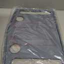 Bluestone Walker Tray Table with 2 Cup Holders, Gray