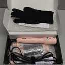 Rotating Curling Iron Set, Automatic Curling Wand for Long Hair, Easy to Use Hair Curler Get Effortless Beach Waves, 3 Sizes Ceramic Barrel 1/ 1.25/ 1.5 Inch to 410°F with Home Button, Dual Voltage