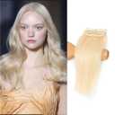 Mini Short Clip in Hair Extensions for Women With Thinning Hair Short Hair Real Human Hair 6 Inch #60 Platinum Blonde Silky Straight Natural Invisible Hairpin Lady Frontal Bangs Toppers