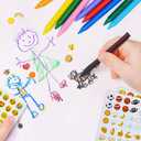 ArtCreativity 3000+ Emoticon Stickers for Kids, Includes 12 Packs with 72 Sticker Sheets, Emoticon Sticker Set for Teacher Classroom Rewards, Art Supplies, Kids Party Favors, Goodie Bag Fillers