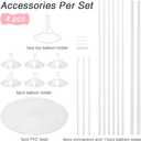 Balloon Stand Kit - 4 Sets with Balloon Sticks, Stands for Table & Floor, Archer with Base for Parties & Decorations