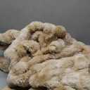 Cozy Bliss Faux Fur Throw Blanket for Couch, Fuzzy Soft Plush Thick Bubble Blanket for Sofa Bedroom Living Room, 60 * 80 Inches Tie-dye Beige