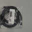 2 x MONK CABLES | CAT6 Ethernet Cable | 100% Pure Copper | Pack of 5 | Plenum Rated | UTP, 23AWG, 550MHz | DSX-8000 Certified | Most Certified Cable of The Whole Market (Black, 4ft)