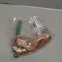 Leather Dog Doorbells for Door Knob, Adjustable Brass Potty Training Bells for Puppy to Go Outside, Easy Dog Door Bell for Potty Training